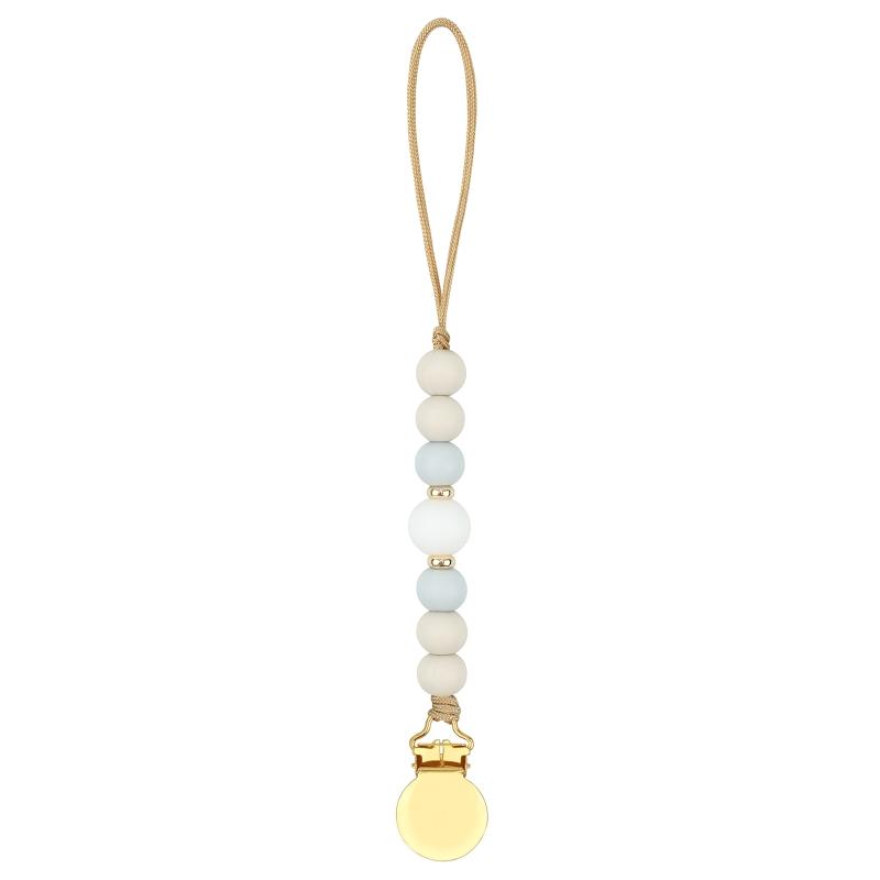 Pacifier Clips Chain Silicone Beads BPA Free DIY Dummy Clip Holder Soother Chains Baby Teething Toys Chew Shower Gifts