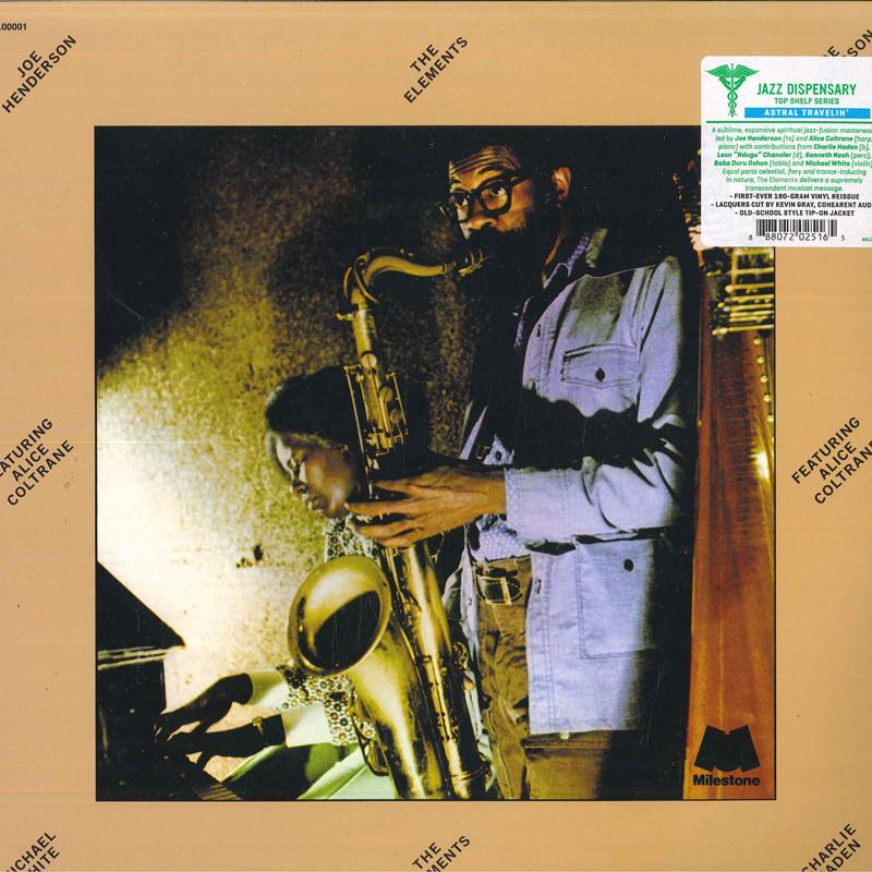 

LP Record JOE HENDERSON, ALICE COLTRANE - The Elements MIL00001 Milestone 2017 US Jazz