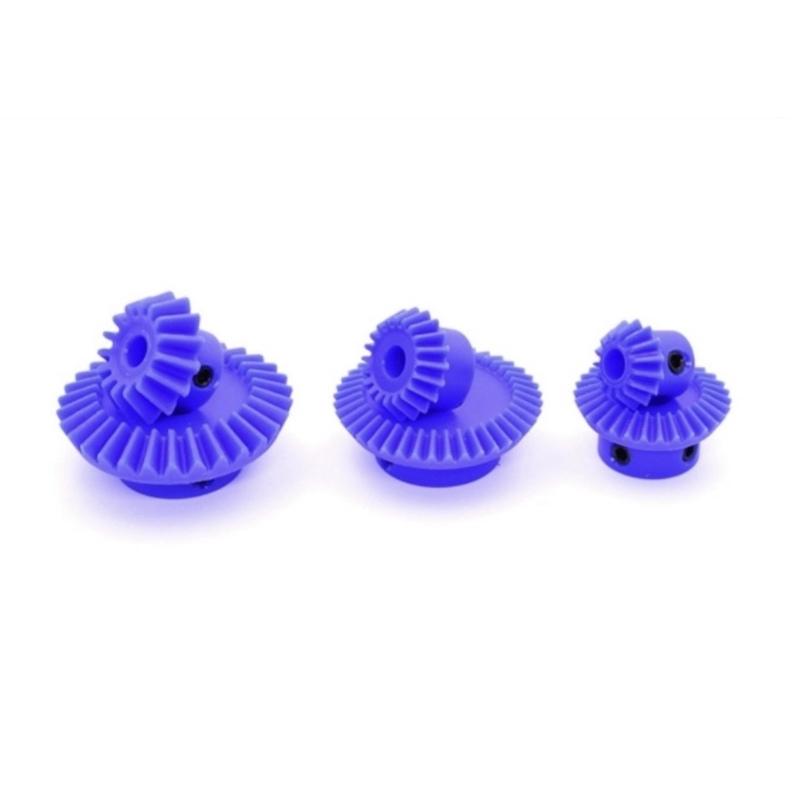 1:2 Nylon Bevel Gear 1M 15/30 20/40 Teeth 90 Degree Plastic Spur Bevel Gear BULE