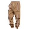Men Fleece Lined Thickened Casual Sports Tapered Pants With Pockets