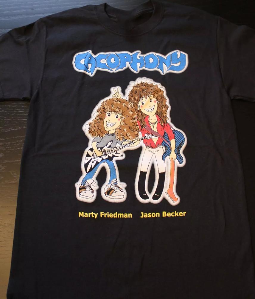 Vintage Cacophony Jason Becker Marty Friedman Graphic T-shirt All Size S to 5XL Unisex T-Shirt XXXXL