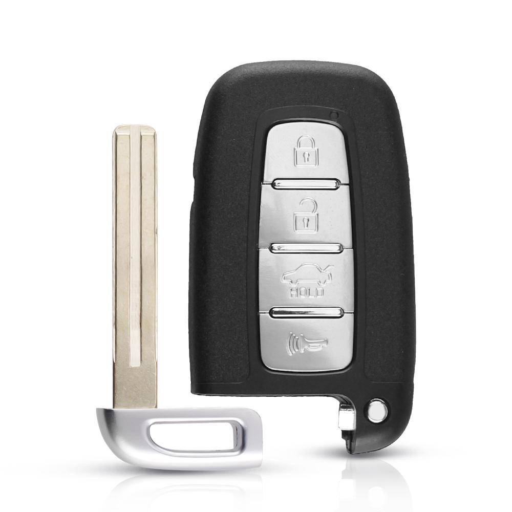 3/4 кнопки смарт-ключ дистанционного управления для Kia Forte Soul Rio Borrego Sorento Optima Hyundai I30 IX35 Sonata Genesis Equus Veloste 4 Button TOY40 Blade