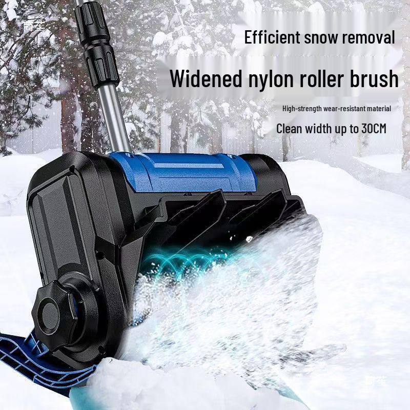 Cordless Electric Snow Sweeper - Compact Lithium Battery Snow Shovel