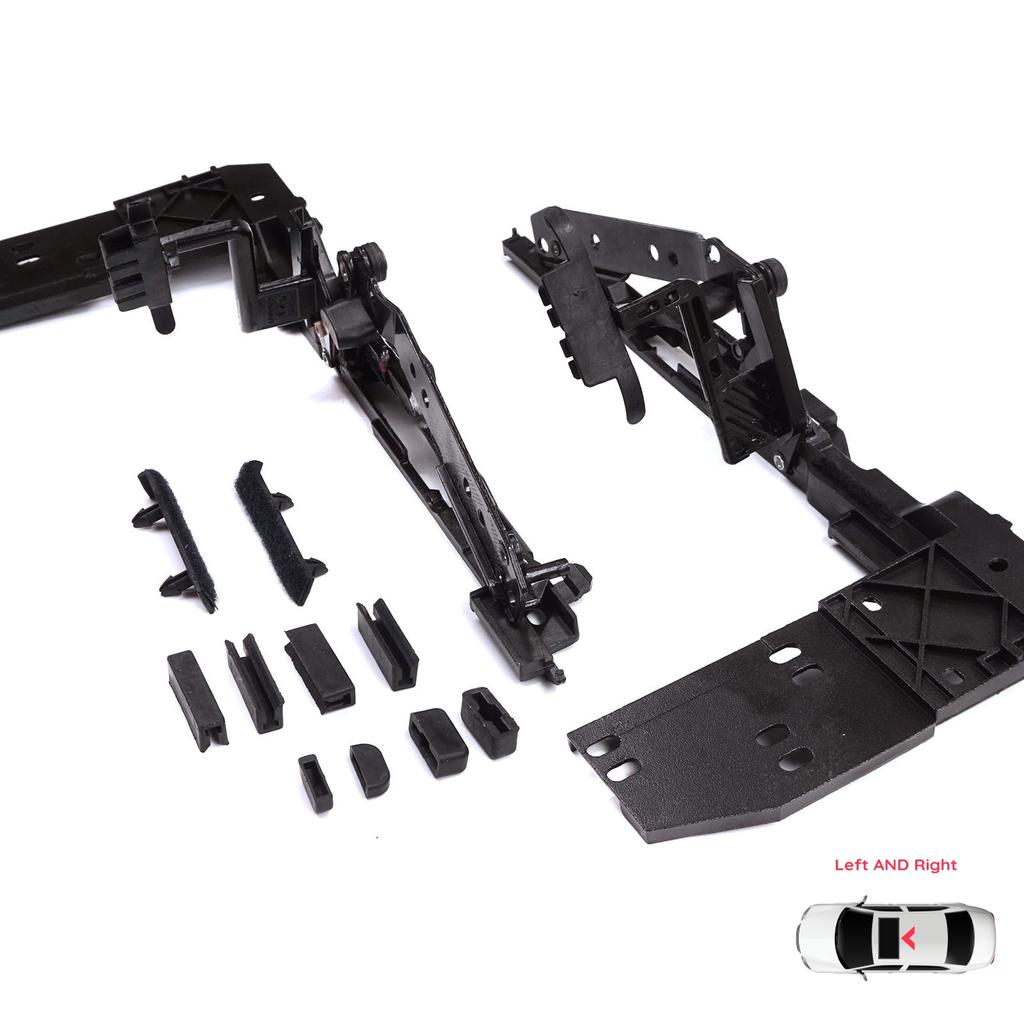ESR23-1 Sunroof Lifting Angle Hatch Runner Repair Kit With Connection Plate for Mercedes W124 S124 C124 190 W201 1247800512 1247800612