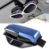 Fit Sun Visor Portable Car Sunglasses Eye Glasses Ticket Card Pen Holder Clip Cases Random Color