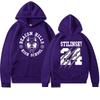 Autumn Winter Teen Wolf Stileski 24 Hoodie Fashion Printed Street Wear Men's and Women's Sportswear Warm Hoodie