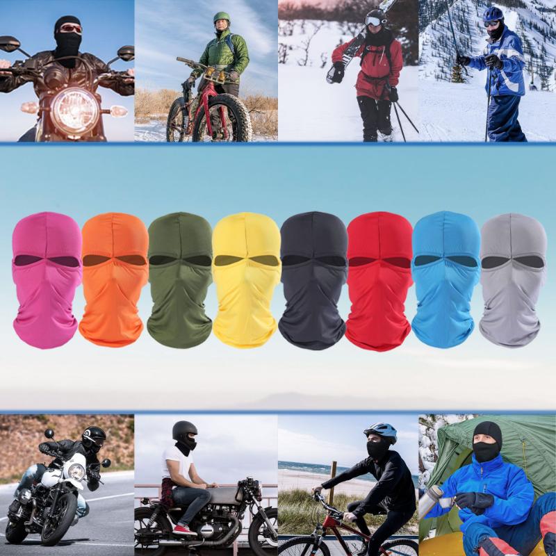 Cycling Motorcycle Face Mask Outdoor Sports Skullies Cap Hat Motocross Motorbike Helmet Moto Riding Neck Face Hood Moto Mask