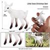 Realistic Animal Models: White Fox, White-tailed Deer, Arctic Fox Children's Gift Toys