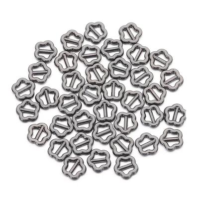 100pcs New Newest Tri-glide Belt Buckle 3mm Ultra-small Bags Buckles Mini DIY Small Strap Buckles Buttons Shoes Accessories