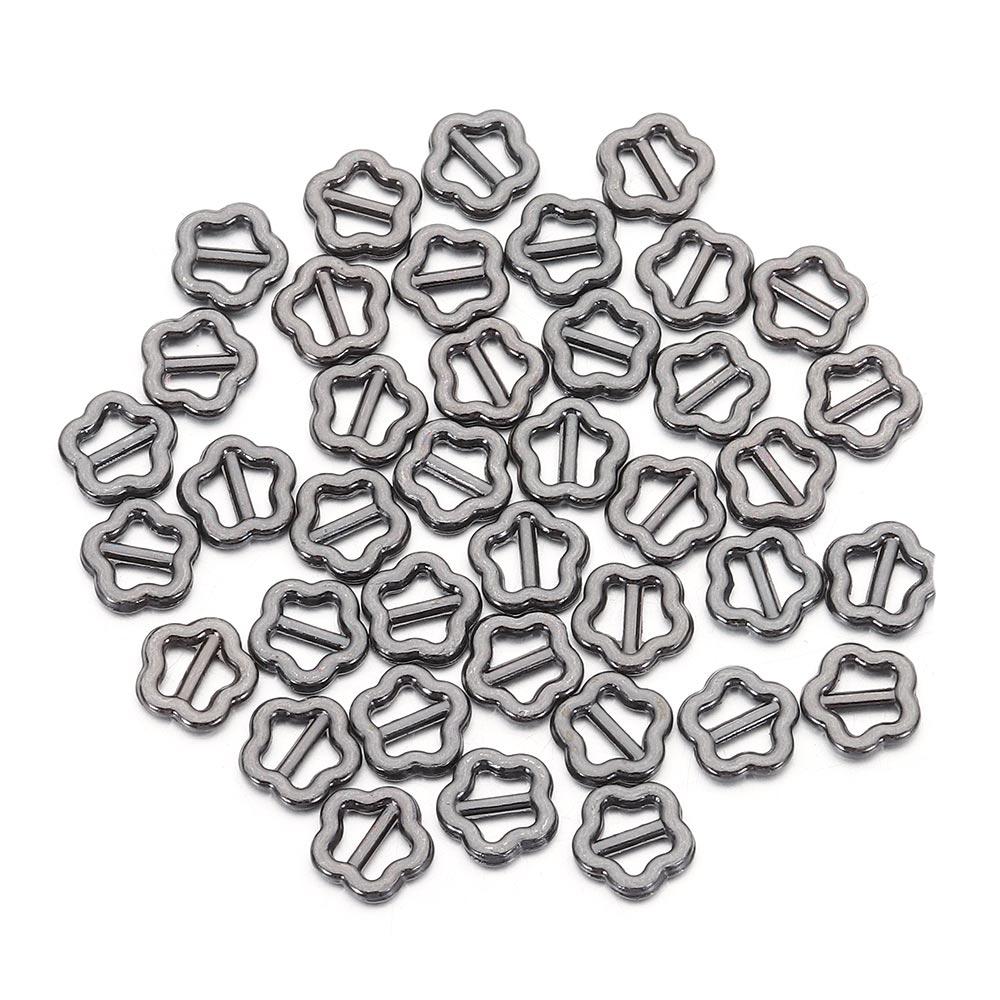 100pcs Newest Tri-glide Belt Buckle Mini 3mm Bags Buckles DIY Ultra-small Small Strap Buckles Buttons Shoes Accessories