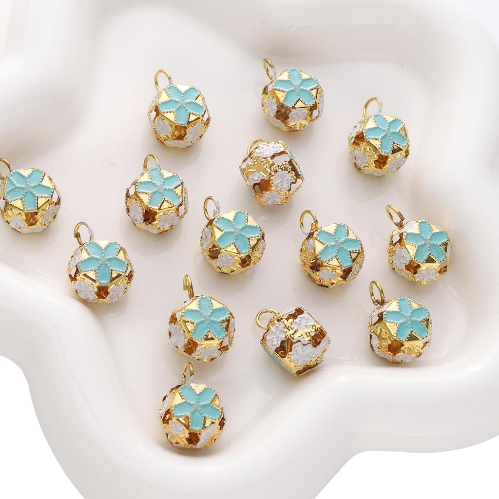 5-50Pcs Iron Colorful Bell For DIY Bracelet Necklace Keychain Accessories