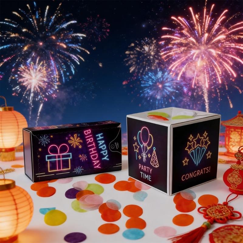 Popup Surprise Explosions Gift Case for Quick Joy and Fun with Consealed Gifts Inside Perfect for Birthdays Anniversaries Graduations and Parties
