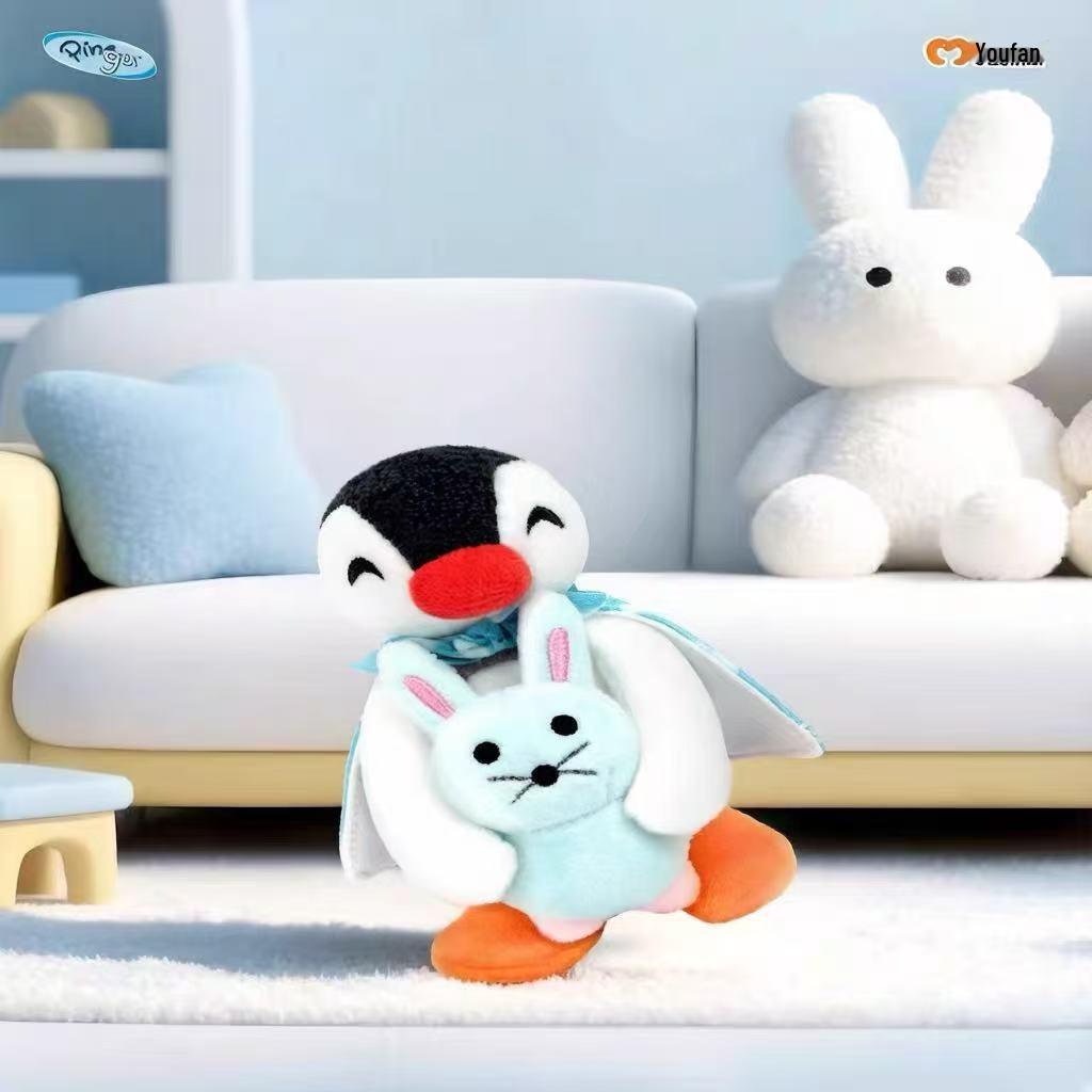 Genuine Penguin Plush Keychain Doll Ornament for Backpacks