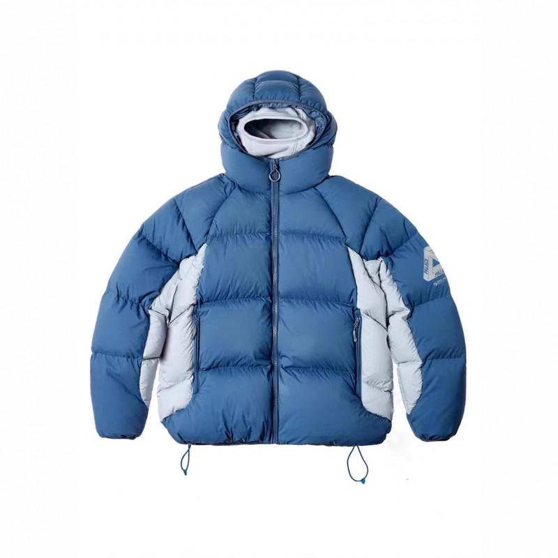 Men Women Casual Sport Waterproof Hooded Puffer Coat Fall Winter Warm Outerwear Solid Color Loose Fit