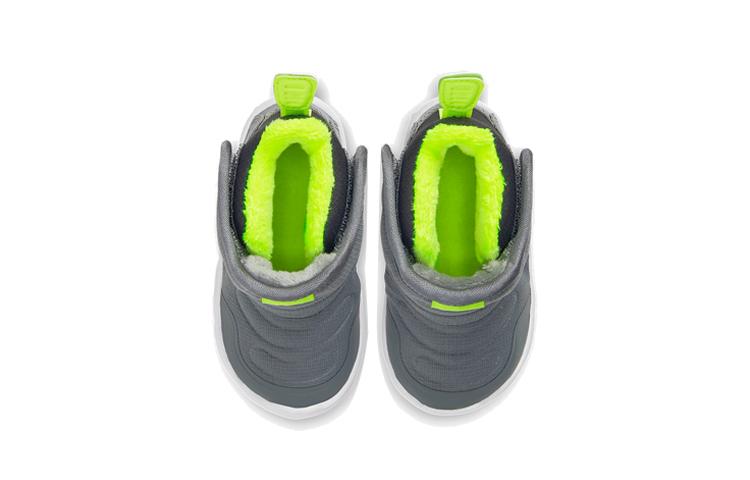 Nike Novice Boot Thermal High Top Toddler Shoes Black Gray Infant And Toddler AV8338-002