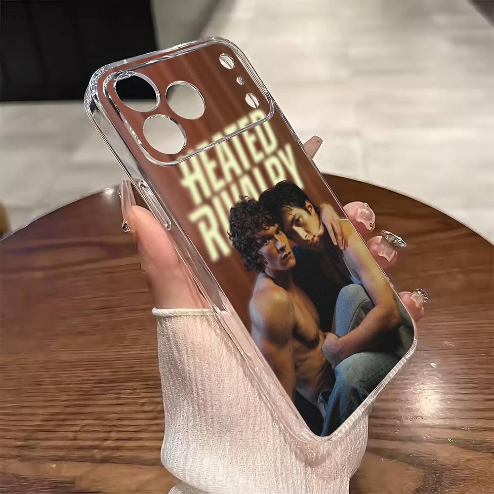 H-Heated Rivalry Phone Case For iPhone 17 16 15 14 13 12 11 Mini Pro Max Plus Transparent Cover