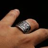 Vintage Nordic Viking Compass Rings Stainless Steel Punk Viking Celtics Knot Ring for Men Biker Amulet Jewelry Gift Dropshipping