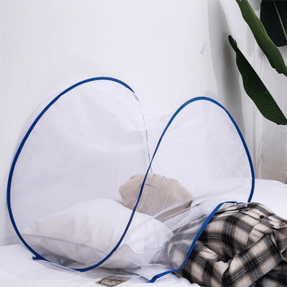 Portable Folding Mosquito Net Breathable Mesh Anti-Mosquito Head Cover Head Mosquito Tent  Travel