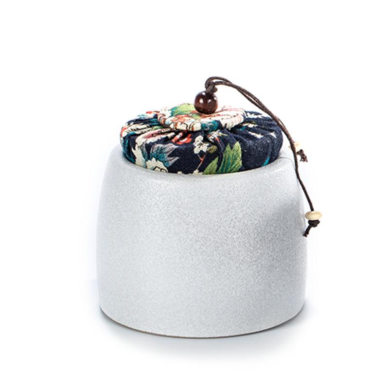 Neue stil Keramik teedosen Mini versiegelt Pu'er teedosen Tee-set tee zubehör Reise bequem Tee lagerung tank WSHYUFEI