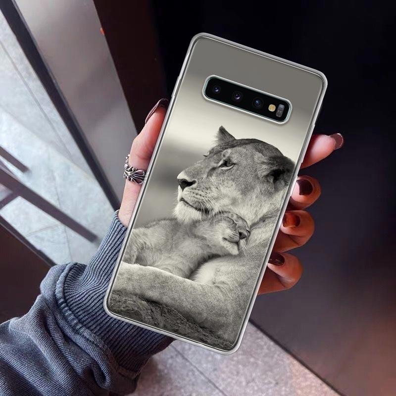 

Animals The Lion Phone Case For Samsung Galaxy S26 S25 Edge S24 S23 Ultra S22 Plus S21 S20 FE Soft TPU Back Cover Funda Galaxy S Samsung S25