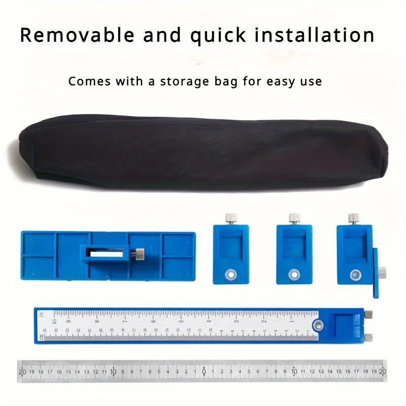 Adjustable Cabinet Hardware Jig Tool - Alignment & Positioning for Precise Drilling,Dowelling and Installation