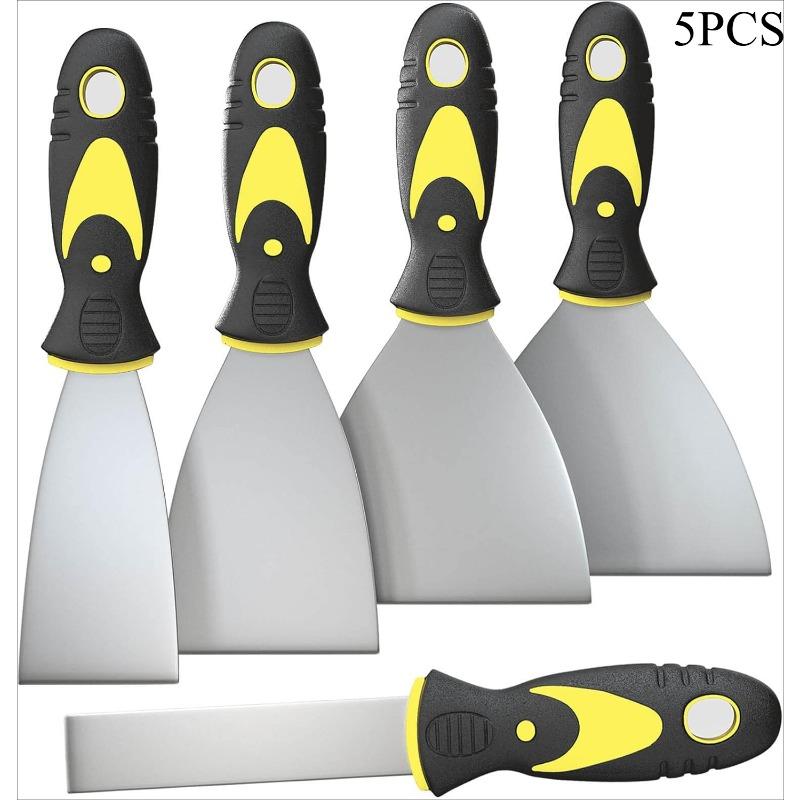 

5 шт. резиновый шпатель подходит для шпаклевки, очень подходит для ремонта гипсокартона, удаления обоев, удаления грязи и т. д.