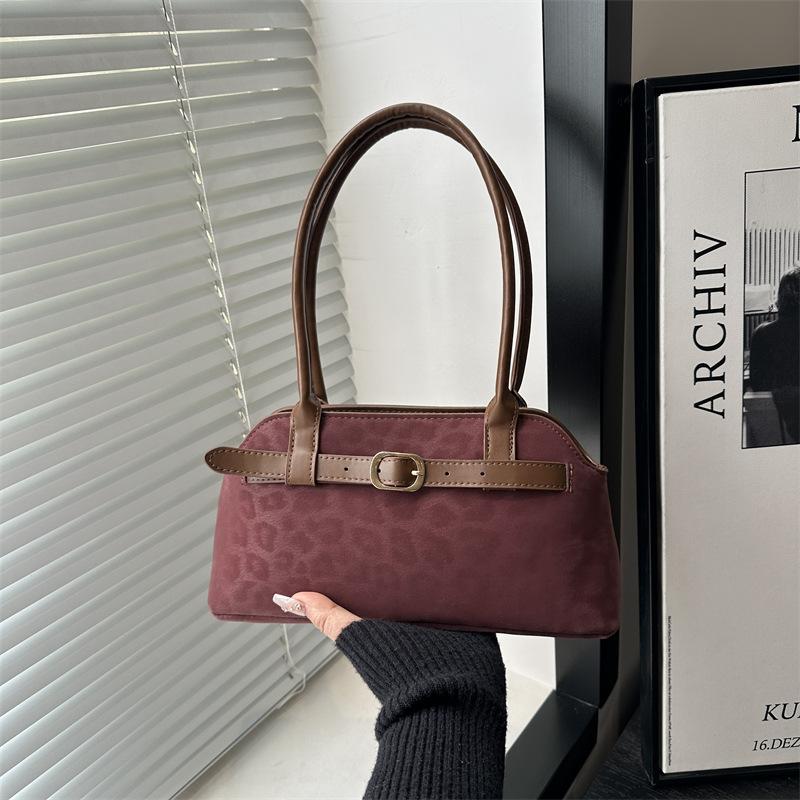 Spring Trendy Casual Office Commuting Shoulder Bag with Strap Across The Back