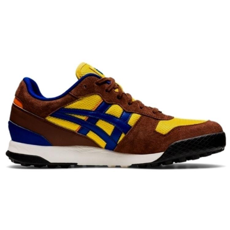 Onitsuka Tiger Unisex Horizonia Brown Yellow Blue Retro Jogging Sneakers 1183A206-751