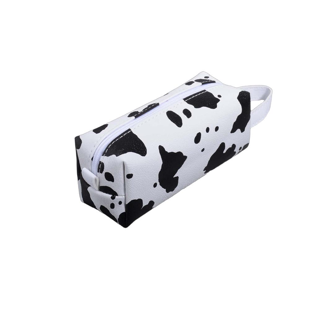 Leather Waterproof Pencil Case Zipper Portable Pencil Pouch Girl Stationery Organizer Student School Supplies Back To School