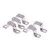 5Pcs Thickened U-Shaped 304 Stainless Steel Horseback Tube Saddle Clip Buckle Throat Hoop Ohm Tube Card Pipe Fixing Clamps