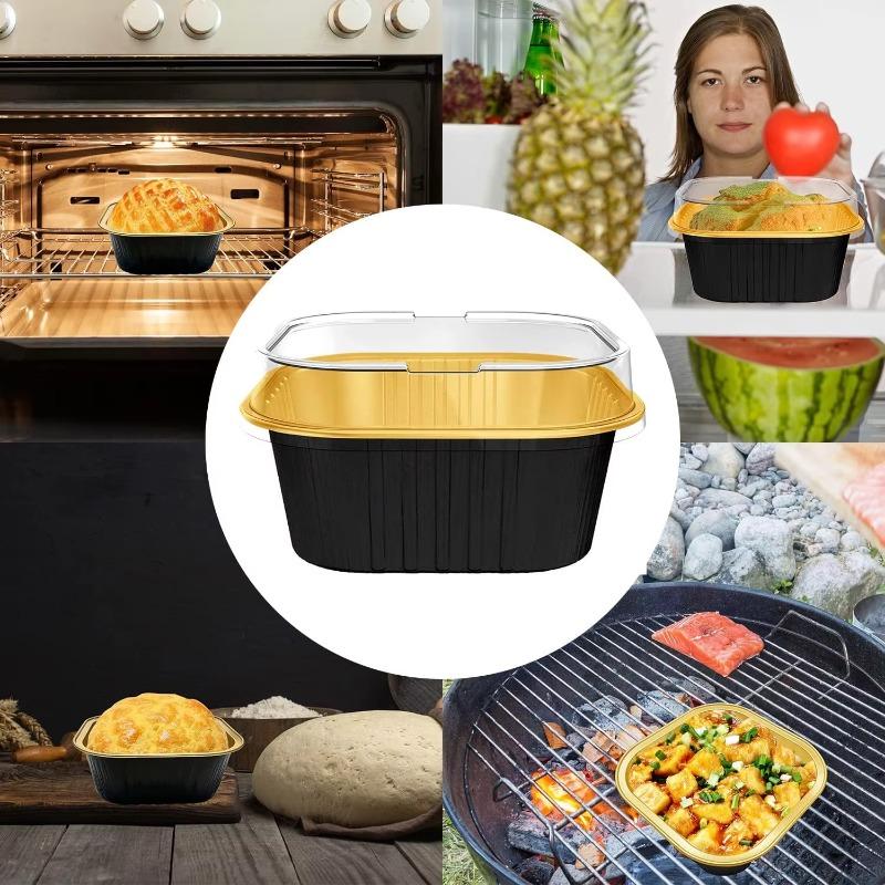 Disposable Cupcake Pudding Containers for Baking Muffins Desserts PastriesStorable Reusable Baking Cups Ideal for Party Events