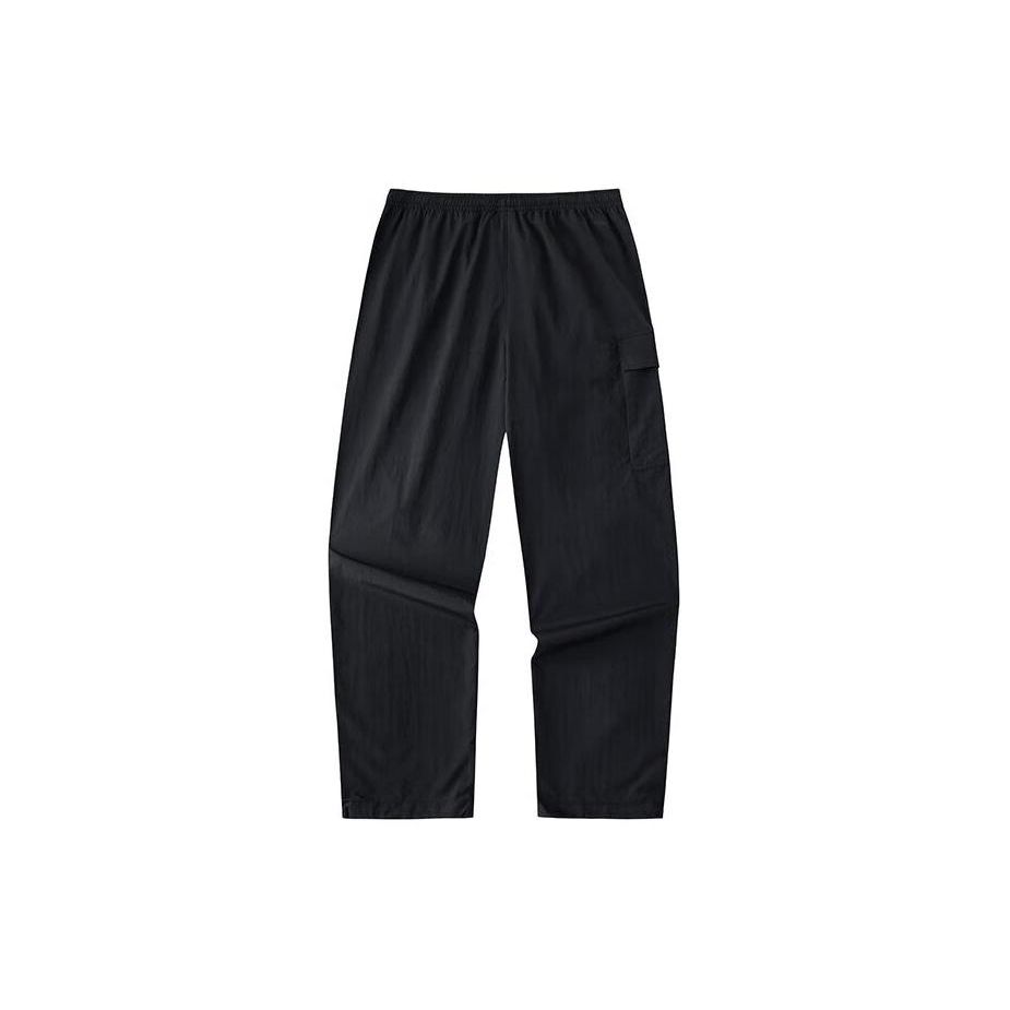 Anta Outdoor Ice Silk Sports Breathable Casual Pants Men bottoms Basic-Black 952427507-3