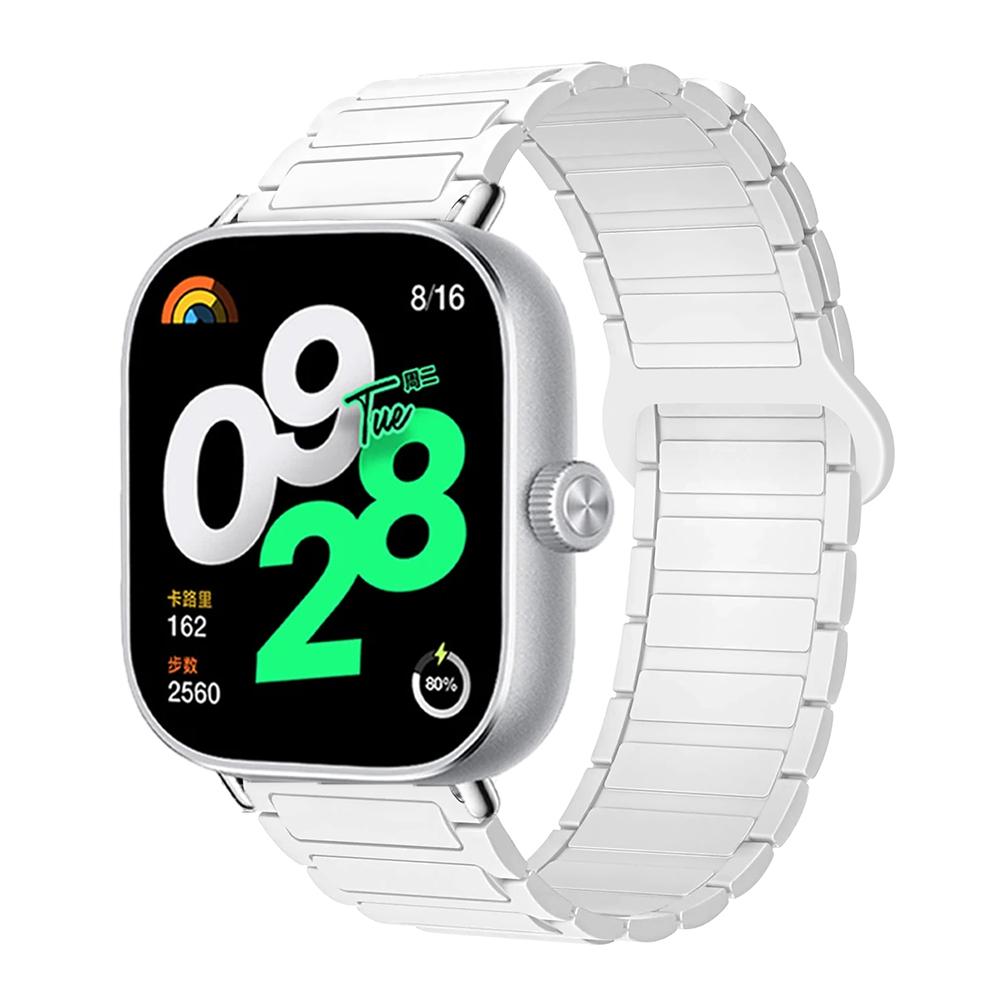 Magnetický náramek pro řemínek Redmi Watch 4 Silikonové pásky pro Xiaomi Mi Band 8 9 pro Řemínek k hodinkám Vyměnitelné příslušenství Correa