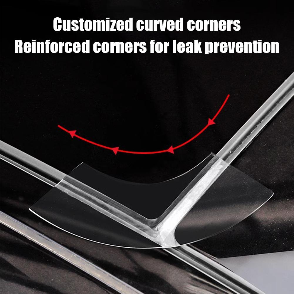 Car Sunroof Sealing Strip Waterproof Sticker Noise Strips Car Resistant High Sunroof Insulation Edge Temperature Seal M5S0