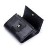 Sheepskin Knitted Three-fold Women's Wallet Fashionable Multifunctional Short Change Purse