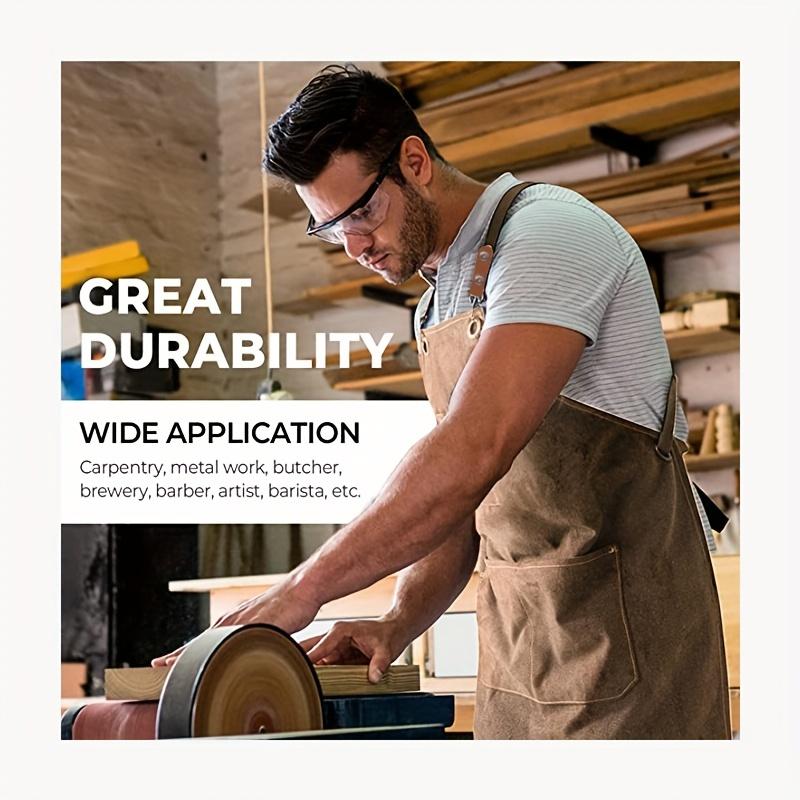 Canvas Apron Waterproof and Oil-proof Household Coffee Shop Kitchen Dining Room Work Apron Men's Apron