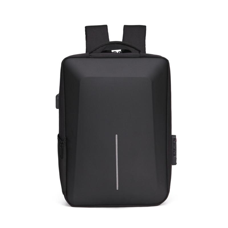 Men'S Casual Hard Shell Backpack Anti-Theft Backpack High Capacity Travel Usb Charging Bag Fasion Business Computer Bag For Male