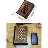 Leather Vintage Embossed Cover Notebook Life Story Book Blank Hardback Scrapbook Travel Ultra Thick Writing Journal Work Diary(1pcs, black)