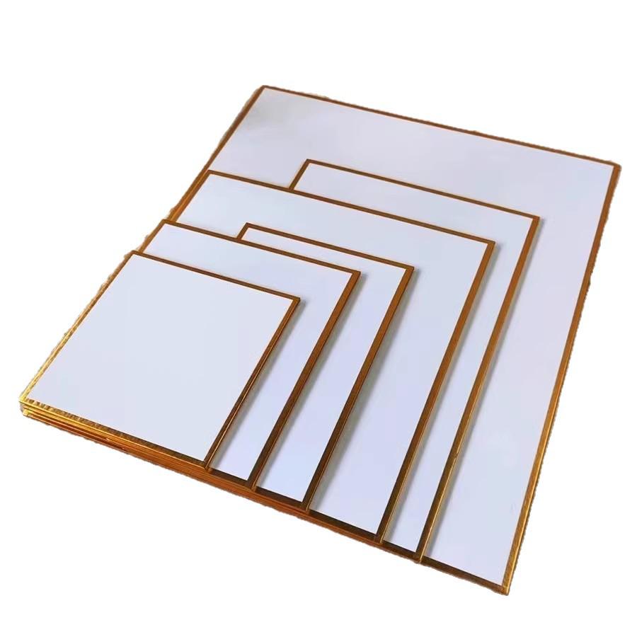 Zun Jue Square Watercolor Paper Sketchboard - Cotton Pulp Blank Bookmark for Watercolor, Marker, Signature, and Anime.