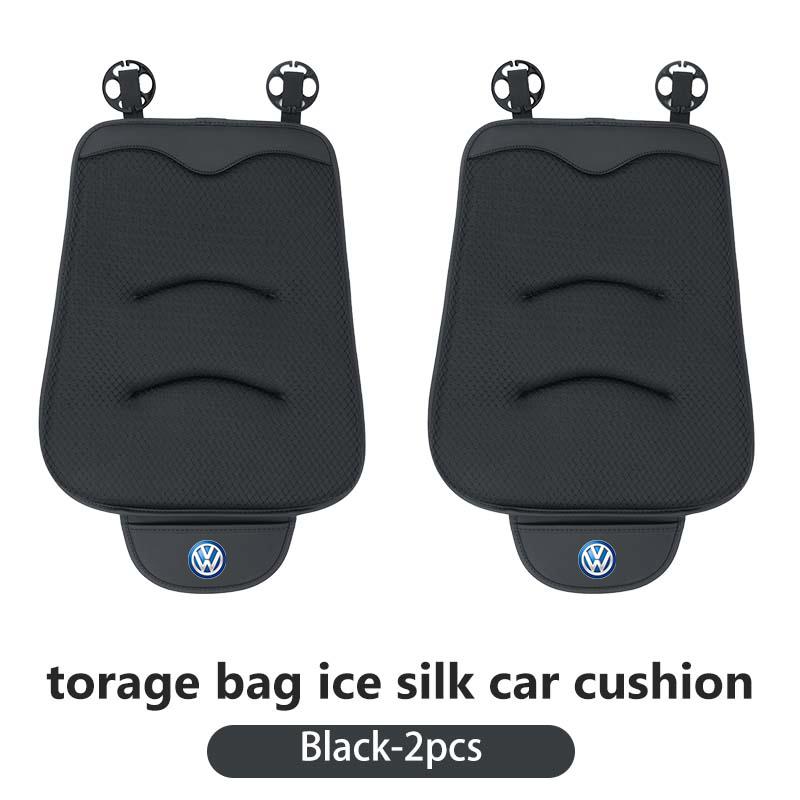 For Volkswagen VW Car Seat Cover Breathable Ice Silk Universal Auto Seat Cushion Golf 4 5 6 7 Polo Jetta Sagitar Magotan Passat QQ2