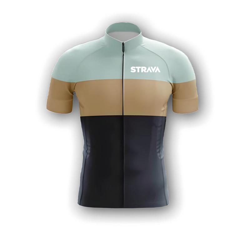 

Clothes Bicycle Short-sleeved Road Bike Clothing Sportswear Set Mountain Bike Simple Striped Top 2026 Summer Breathable Cycling Clothes Set S