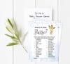 Inkdotpot Baby Shower Game Set Of 50 BabyA  AlphabetA  ABCA  Game Giraffe Jungle Animals Party