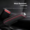 Leather Handbrake Cover Sleeve with Enhanced Friction Surfaces Prevents Slipping Easy To Clean for Daily Commute Safety