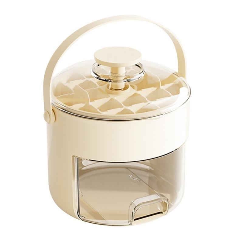 

Press Ice Cubes Maker Large Capacity Freezer Tray Plastic with Quick Releases Mechanism for Home Parties and Beverages 1