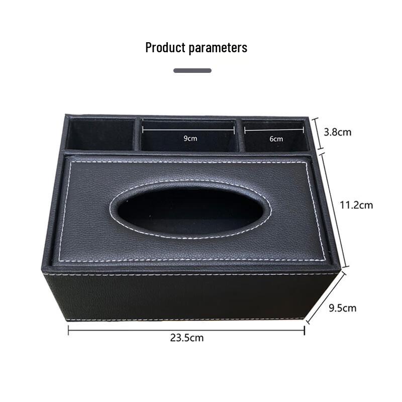 RYZH Multifunctional Leather Desk Organizer