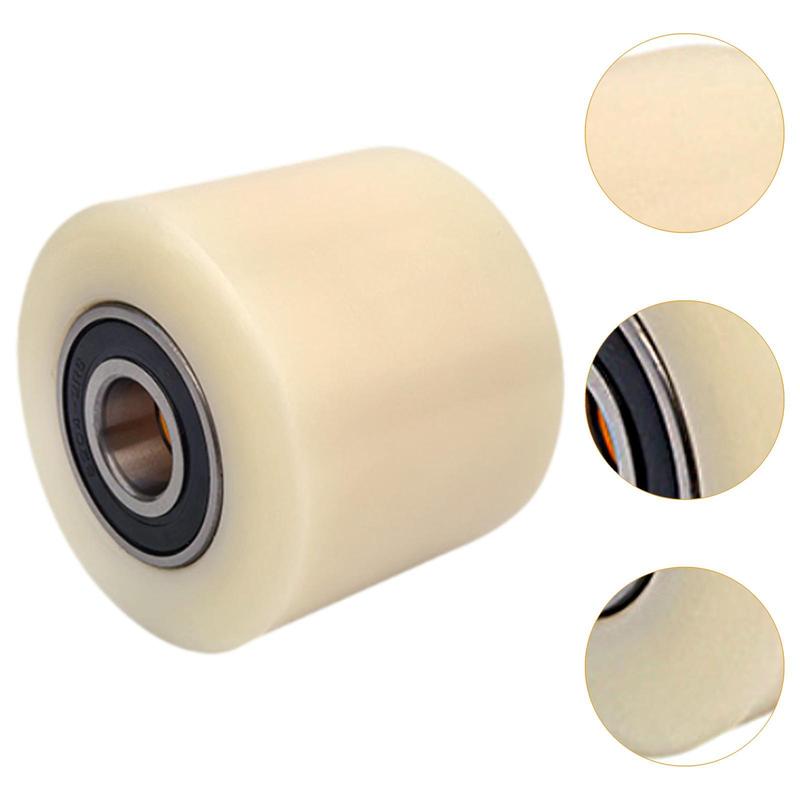 Nylon Drive Tire Wheel for Forklift Durable Assembly Electric Pallet Roller Part for Small and Manual Forklifts