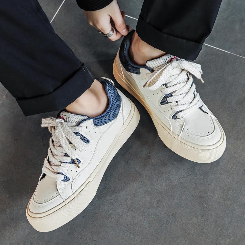 two laces Pro Skate Shoes Great grip Perfect fit Stylish Casual Shoes Vulcanzied Puffy SneakersMens Skateboarding Shoes Fashion