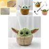 Adorable Double-sided Baby Yoda Plush Toy For Kids With Soft Crystal Fabric
