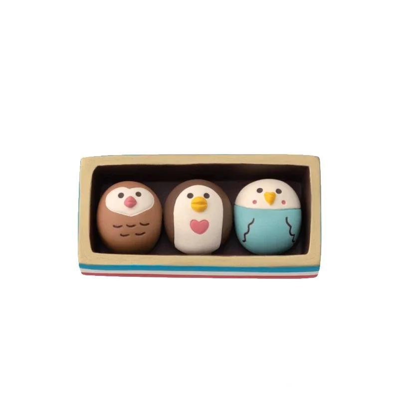 1pc Cat Scene Ornaments Valentine's Day Gifts Chocolate Food and Entertainment INS Strawberry Bread Decoration Resin Ornaments