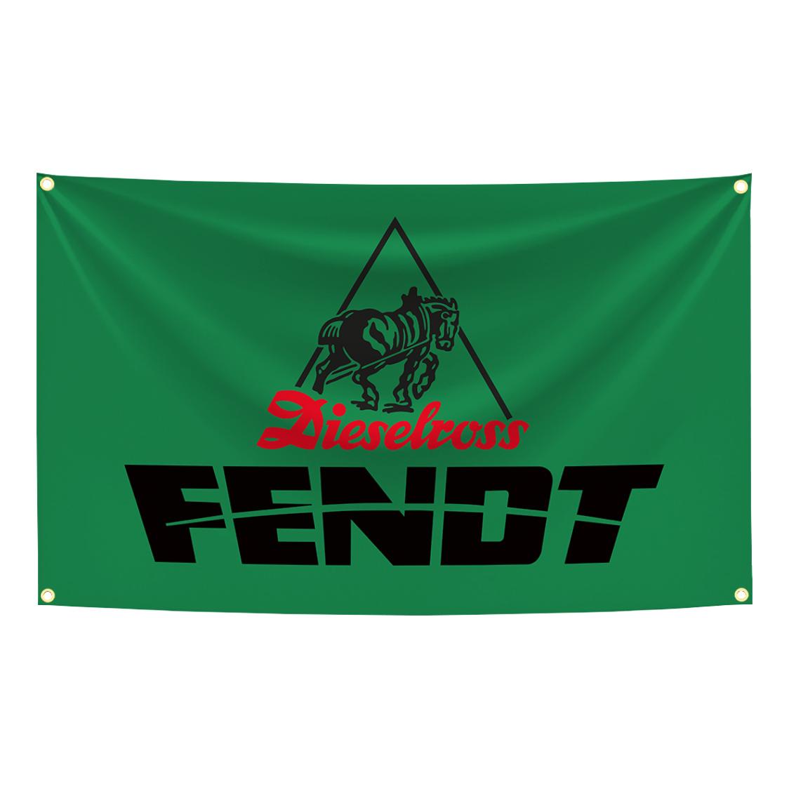 Jmg Household Supplies 90X150cm German Agricultural Machinery F-Fendts Flag Tapestry Polyester Digital Printing Banner For Garage Wall Art Decoration